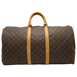 Louis Vuitton-Louis Vuitton Keepall 55-Marrom