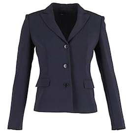 Hugo Boss-Boss by Hugo Boss Blazer simple boutonnage en polyester noir-Noir