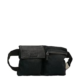 Gucci-GG Canvas Belt Bag 28566-Black