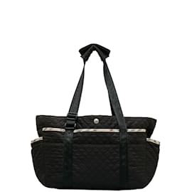 Burberry-Quilted Nylon Diaper Bag-Black