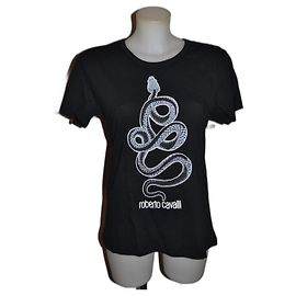Roberto Cavalli nueva camiseta Negro Gris
