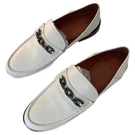 Mocassins Coach Putman en cuir blanc Blanc