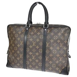 Louis Vuitton-Louis Vuitton Porte Documentos Viaje-Castaño