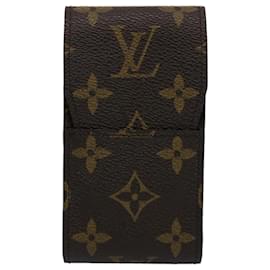 Louis Vuitton-LOUIS VUITTON Monogram Etui cigarreira M63024 Autenticação LV tb917-Monograma