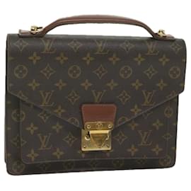 Louis Vuitton-Louis Vuitton Monogram Monceau 28 Hand Bag M51185 LV Auth 60666-Monogram