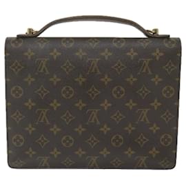Louis Vuitton-Louis Vuitton Monogram Monceau 28 Hand Bag M51185 LV Auth 60666-Monogram