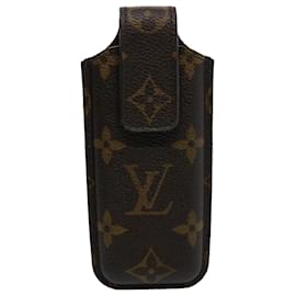 Louis Vuitton-Capa para celular M da LOUIS VUITTON Monograma Etui Telephonne Japon63050 Auth am5293-Monograma