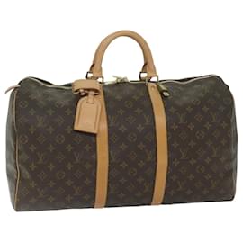 Louis Vuitton-Louis Vuitton-Monogramm Keepall 50 Boston Bag M.41426 LV Auth ki3858-Monogramm