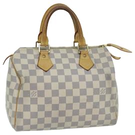 Louis Vuitton-Louis Vuitton Damier Azur Speedy 25 Hand Bag N41534 Auth LV 60165-Autre