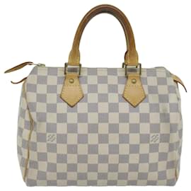 Louis Vuitton-Louis Vuitton Damier Azur Speedy 25 Hand Bag N41534 Auth LV 60165-Autre