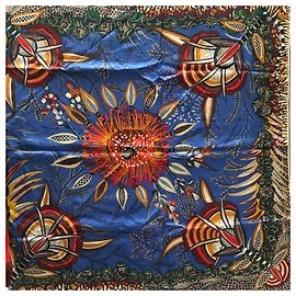 Carré Hermès “Flores da África do Sul” Multicor