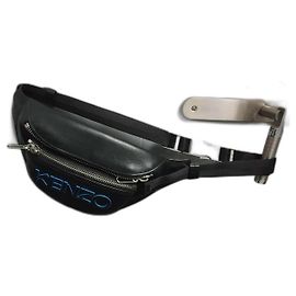 Marsupio Kenzo in pelle nera Nero Blu