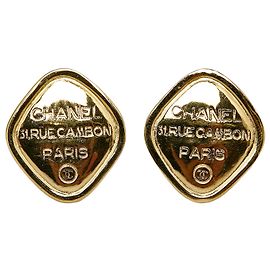 Chanel Gold 31 Orecchini a clip Rue Cambon Paris D'oro