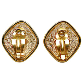 Chanel-Chanel Gold 31 Rue Cambon Paris Clip-On Earrings-Golden
