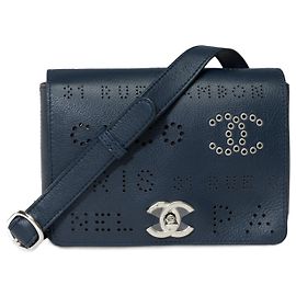 CHANEL Bag in Blue Leather - 101611 Blue