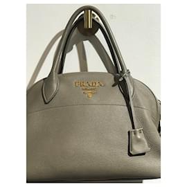Prada-PRADA Borse T.  Leather-Grigio