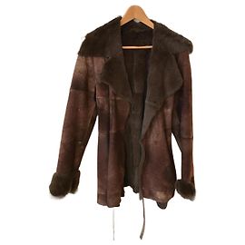 & Other Stories OTHER  Coats T.fr 38 leather Brown