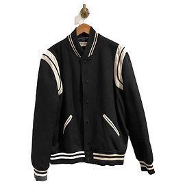 SAINT LAURENT  Jackets T.fr 54 Wool Black