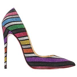 Christian Louboutin So Kate 120 Glitter multicolori UE 36 UK 3 Multicolore