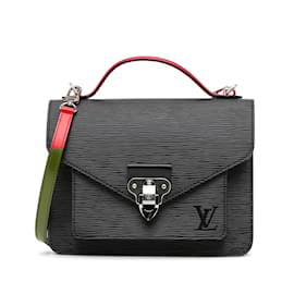 Louis Vuitton-Black Louis Vuitton Epi Neo Monceau Satchel-Black