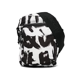 Alexander Mcqueen-White Alexander McQueen Mini Graffiti Messenger Bag-White