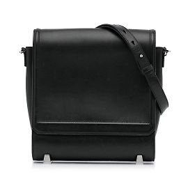 Black Alexander Wang Leather Chastity Messenger Bag Black