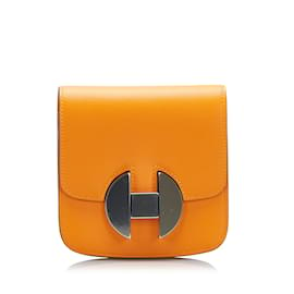 Hermès-Orange Hermes 2002 Wallet-Orange