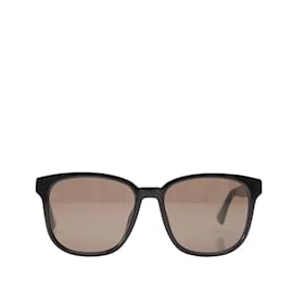 Gucci-Óculos coloridos quadrados Gucci pretos-Preto
