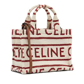 Céline-Petit sac à main Cabas Thais crème Celine-Écru