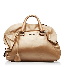 Sac à main Prada Nappa Bauletto doré Doré