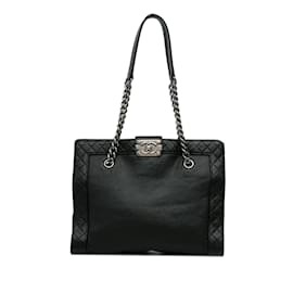 Chanel-CHANEL Handbags T.  Leather-Black