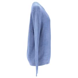 Tommy Hilfiger-Pull teint en pièce pur coton pour homme-Bleu