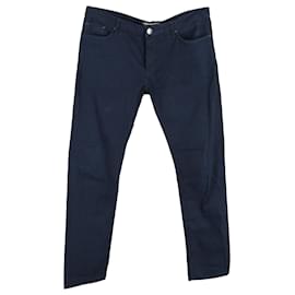 Burberry-Burberry Skinny Jeans in Navy Blue Cotton-Blue,Navy blue