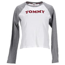 Tommy Hilfiger Maglietta a maniche lunghe da donna Grigio