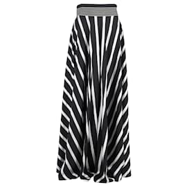Diane Von Furstenberg-Diane Von Furstenberg Striped Maxi Skirt in Multicolor Acetate-Other,Python print