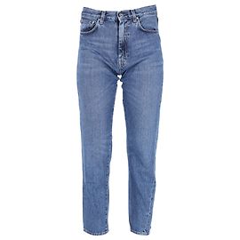 Vaqueros Totême de denim con costuras torcidas de algodón azul Otro