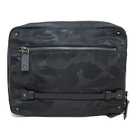 Valentino-Nylon Clutch Bag  QY2b0564NBV0NO-Black
