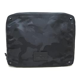 Valentino-Nylon Clutch Bag  QY2b0564NBV0NO-Black
