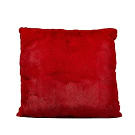 Valentino-Silk Cushion Pillow-Red