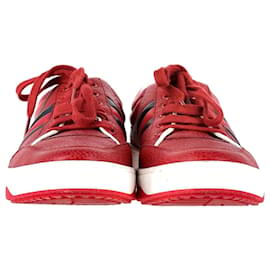 Gucci-Sneakers basse Gucci Ronnie in pelle rossa-Rosso