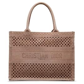 Dior-Petit sac cabas en maille marron Dior-Marron,Beige