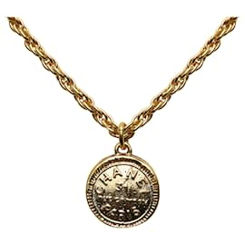 Chanel-Chanel Gold 31 Rue Cambon Pendant Necklace-Golden