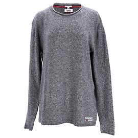 Tommy Hilfiger Essential Relaxed Fit-Pullover für Herren Grau