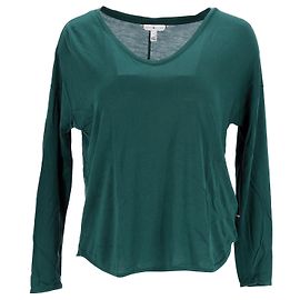 Tommy Hilfiger T-shirt essenziale da donna con scollo a V Verde