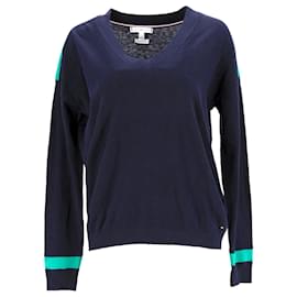 Tommy Hilfiger-Damen-Pullover mit normaler Passform-Marineblau