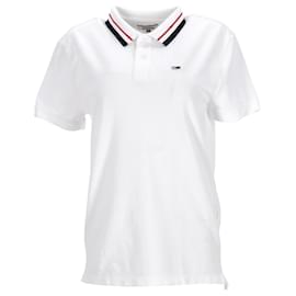 Tommy Hilfiger-Mens Regular Fit Short Sleeve Polo-White
