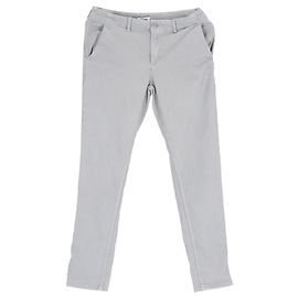 Tommy Hilfiger Chino feminino de algodão elástico slim fit Cinza