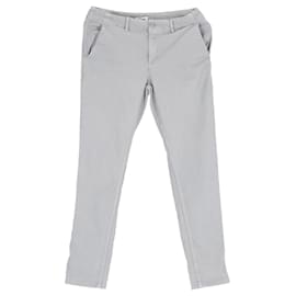 Tommy Hilfiger-Pantalón chino ajustado de algodón elástico para mujer-Gris