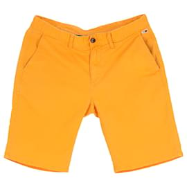 Tommy Hilfiger-Pantalones cortos de corte regular para hombre-Amarillo,Camello