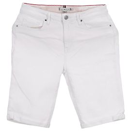 Tommy Hilfiger Shorts vaqueros ajustados para mujer Blanco